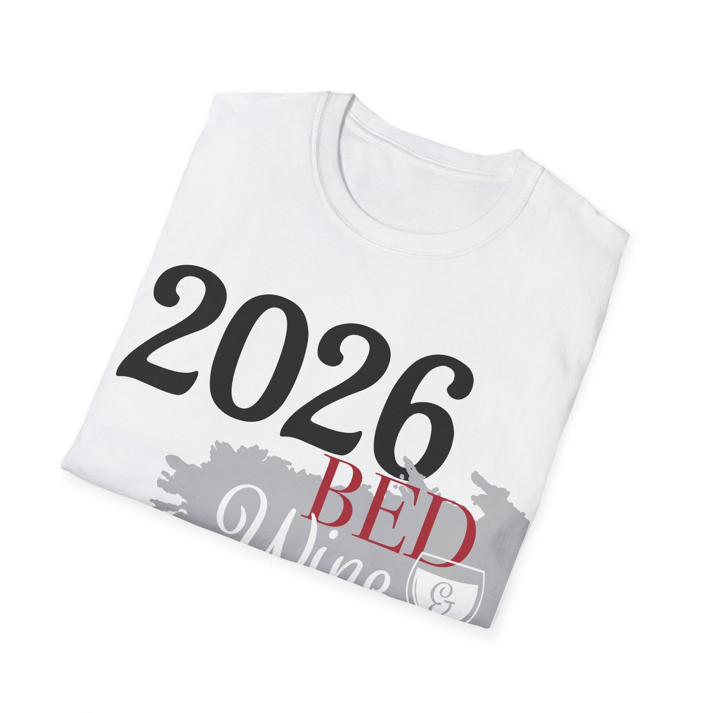 2026 Red White Blue Wine T‑Shirt - Patriotic Wine Lover Tee