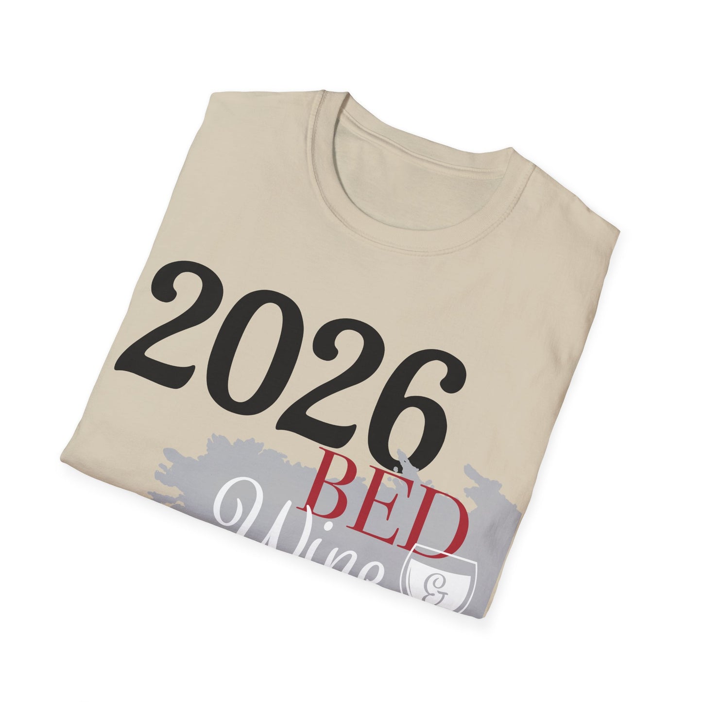 2026 Red White Blue Wine T‑Shirt - Patriotic Wine Lover Tee
