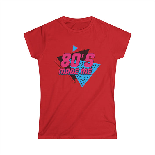 80's Made Me Retro Women's Tee – 80s Vintage Graphic T-Shirt