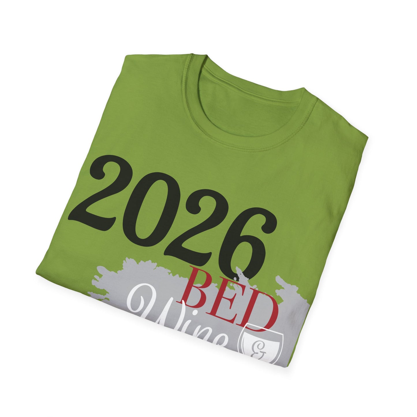 2026 Red White Blue Wine T‑Shirt - Patriotic Wine Lover Tee