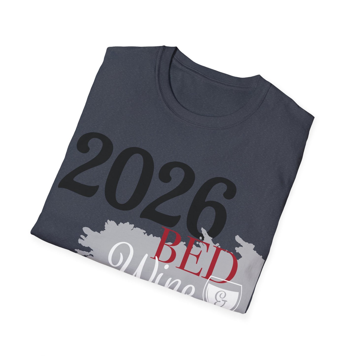 2026 Red White Blue Wine T‑Shirt - Patriotic Wine Lover Tee